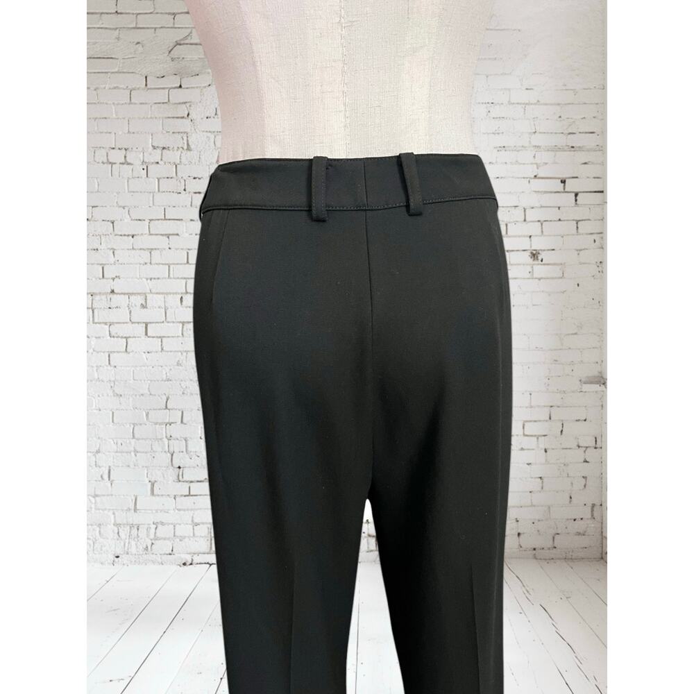 St. John Womens Classic Stretchy Black Straight Leg Long Career Pants Size 12 - Picture 8 of 10